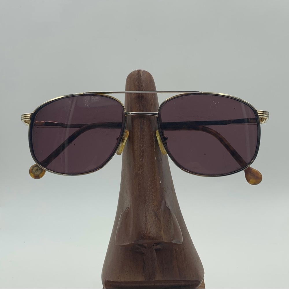 Vintage ESQ Tortoise/Silver Aviator Sunglasses